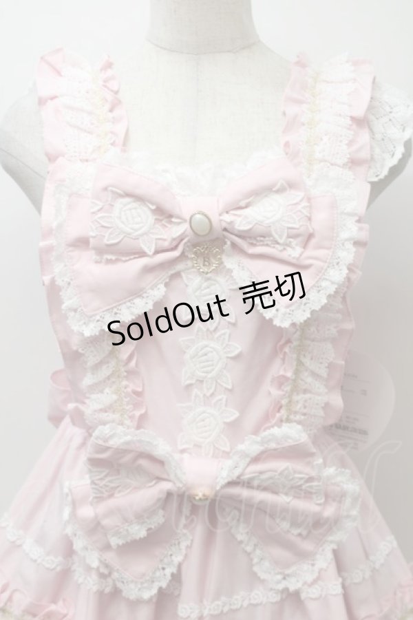 画像3: BABY,THE STARS SHINE BRIGHT / Rose Lace Rococoジャンパースカート  ピンク S-25-10-24-003-BA-OP-AS-ZS (3)