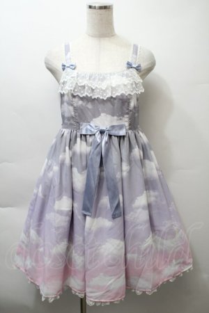 画像: Angelic Pretty / Misty Sky Brilliant ColorジャンパースカートSet  Melancholic Moon(グレーピンク) S-25-10-24-033-AP-OP-SZ-ZS