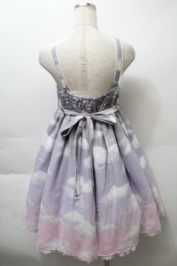 画像2: Angelic Pretty / Misty Sky Brilliant ColorジャンパースカートSet  Melancholic Moon(グレーピンク) S-25-10-24-033-AP-OP-SZ-ZS (2)