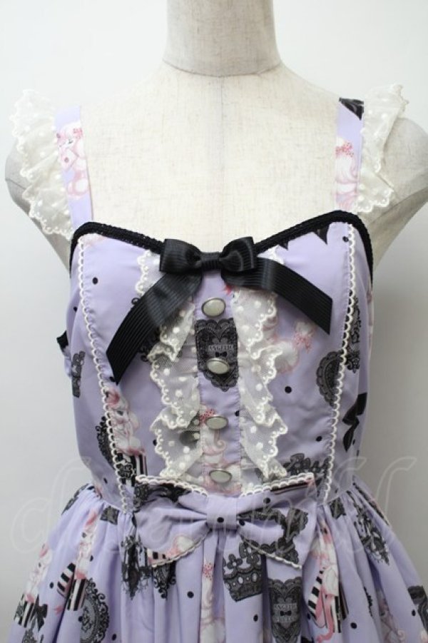 画像3: Angelic Pretty / Mademoiselle de Paris Specialジャンパースカート  ラベンダー S-25-10-24-034-AP-OP-AS-ZS (3)