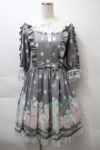 画像1: Angelic Pretty / Un Birthdayワンピース  グレー S-25-10-24-037-AP-OP-SZ-ZT243 (1)
