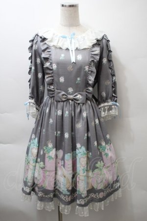 画像: Angelic Pretty / Un Birthdayワンピース  グレー S-25-10-24-037-AP-OP-SZ-ZT243