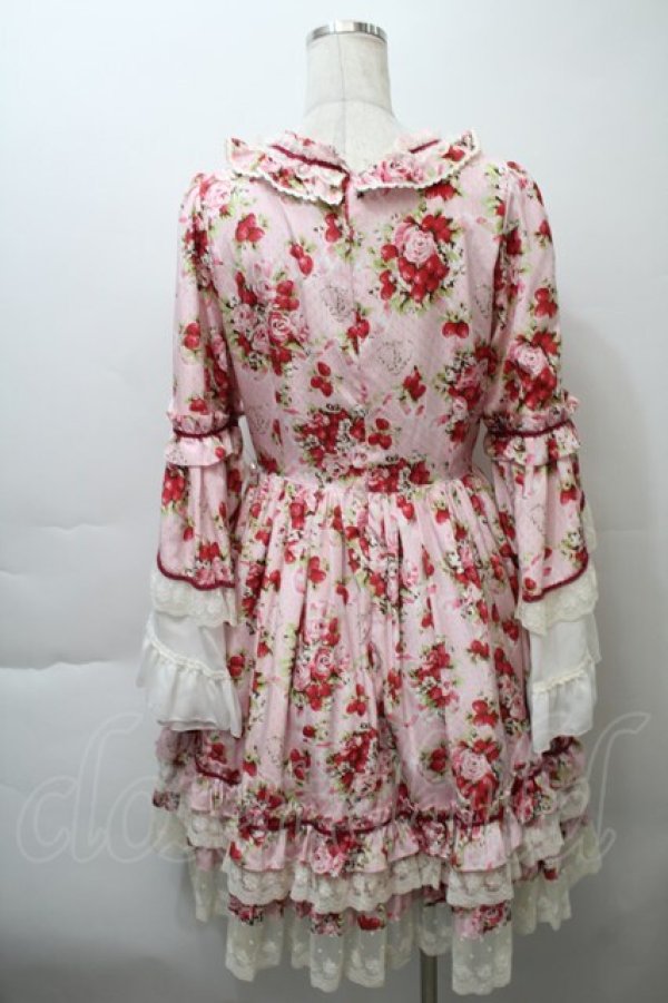 画像2: BABY,THE STARS SHINE BRIGHT / シュガーブーケロココワンピース  ピンク S-25-10-24-004-BA-OP-SA-ZS (2)