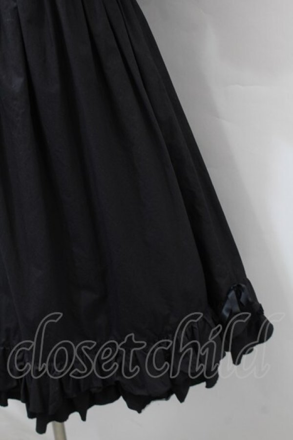 画像4: metamorphose / ハイウエスト袖付ジャンパースカート  黒 S-25-10-24-039-ME-OP-HR-ZS (4)