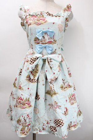 画像: BABY,THE STARS SHINE BRIGHT / アリスインファンフェアジャンパースカート  ミント S-25-10-24-1036-BA-OP-HR-ZS