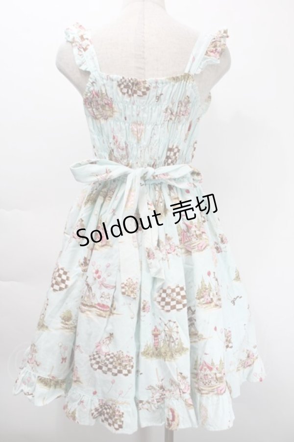 画像2: BABY,THE STARS SHINE BRIGHT / アリスインファンフェアジャンパースカート  ミント S-25-10-24-1036-BA-OP-HR-ZS (2)