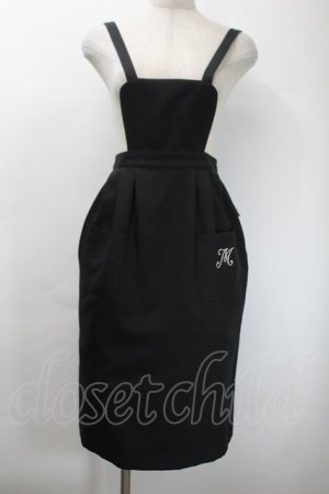 画像: MILK / Shop girlジャンパースカート  黒 S-25-10-24-1040-ML-OP-HR-ZS