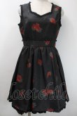 画像1: Ank Rouge / Melt Strawberry ワンピース  黒 S-25-10-24-1041-CA-OP-HR-ZS (1)