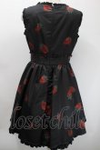 画像2: Ank Rouge / Melt Strawberry ワンピース  黒 S-25-10-24-1041-CA-OP-HR-ZS (2)