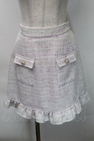 画像: Ank Rouge / ツイードスカート  パープル S-25-10-24-1048-CA-PA-HR-ZS