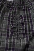 画像3: MILK / Check Checkキュロット  グレーｘパープル S-25-10-24-1054-ML-PA-HR-ZS (3)