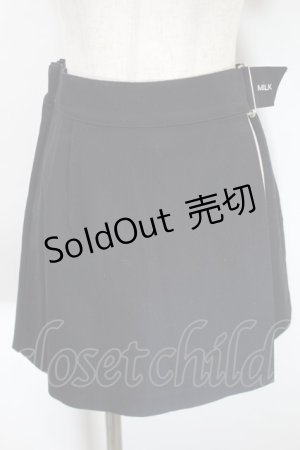 画像: MILK / Wrap キュロット  黒 S-25-10-24-1059-ML-PA-HR-ZS