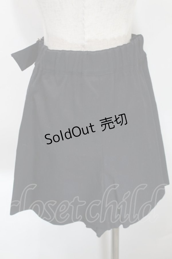 画像2: MILK / Wrap キュロット  黒 S-25-10-24-1059-ML-PA-HR-ZS (2)