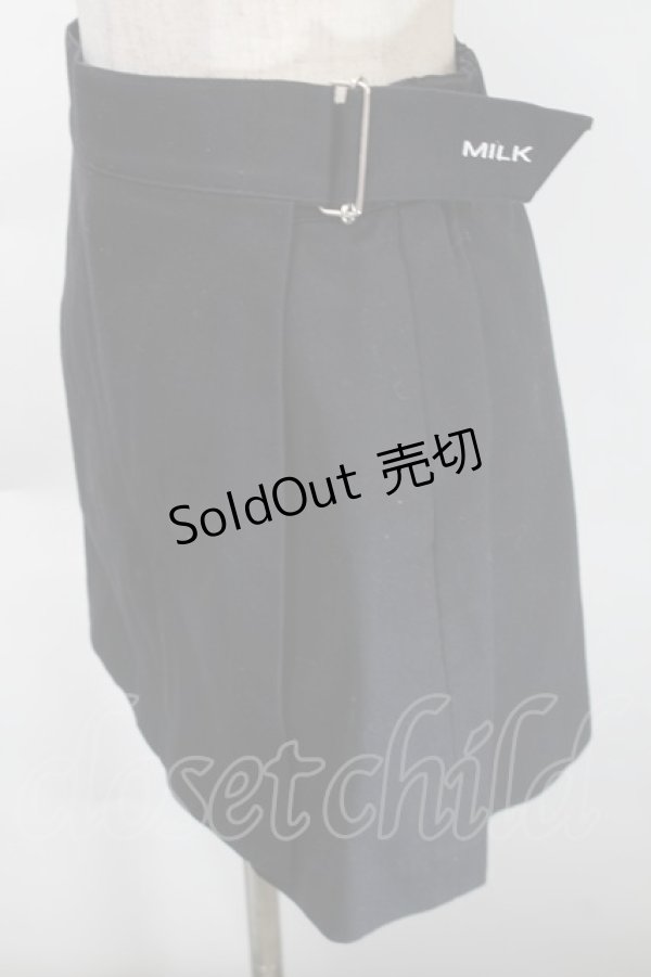 画像3: MILK / Wrap キュロット  黒 S-25-10-24-1059-ML-PA-HR-ZS (3)