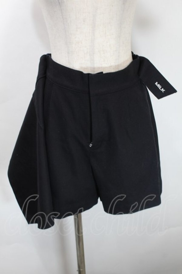 画像4: MILK / Wrap キュロット  黒 S-25-10-24-1059-ML-PA-HR-ZS (4)