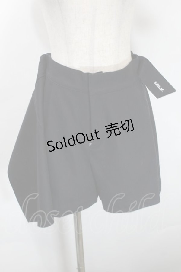 画像4: MILK / Wrap キュロット  黒 S-25-10-24-1059-ML-PA-HR-ZS (4)