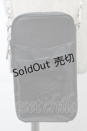 画像: サンリオ / クロミショルダーバッグポーチ  黒 S-25-10-24-1010-EL-ZA-HR-ZS