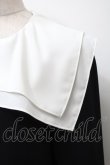 画像3: MILK / Sisterブラウス  黒ｘ白 S-25-10-24-1027-ML-BL-HR-ZS (3)