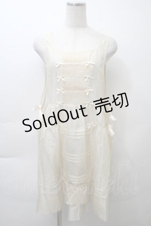 画像: 仲夏物語（海外ロリータブランド） / オーガンジーエプロン  ベージュ S-25-10-24-1032-EL-SK-HR-ZS