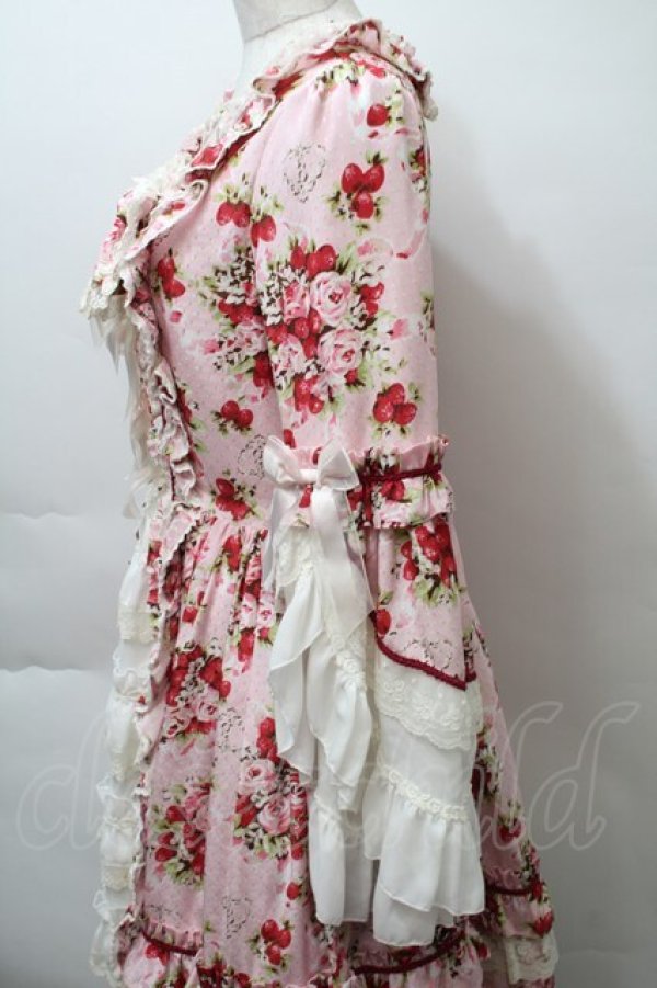 画像4: BABY,THE STARS SHINE BRIGHT / シュガーブーケロココワンピース  ピンク S-25-10-24-004-BA-OP-SA-ZS (4)