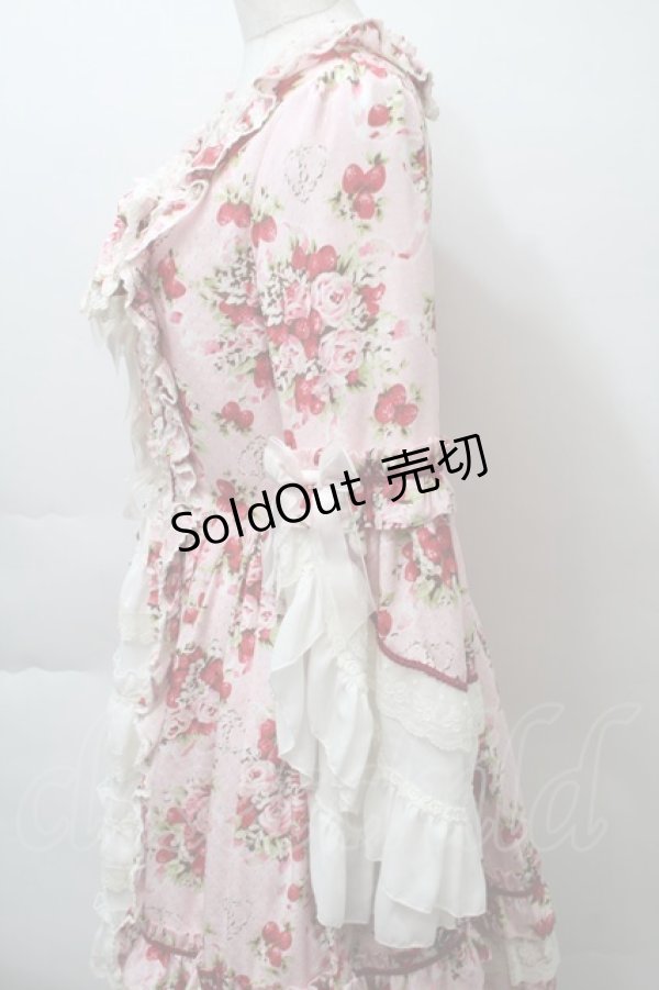 画像4: BABY,THE STARS SHINE BRIGHT / シュガーブーケロココワンピース  ピンク S-25-10-24-004-BA-OP-SA-ZS (4)