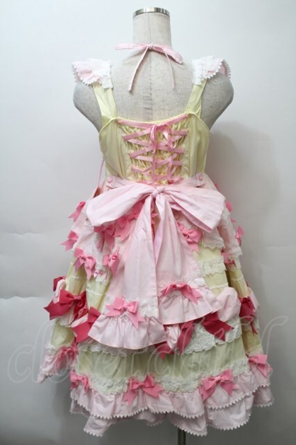 画像2: BABY,THE STARS SHINE BRIGHT / Cutie Whipped cream parfaitジャンパースカート  レモン S-25-10-24-007-BA-OP-AS-ZS (2)
