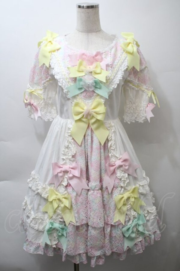 画像1: BABY,THE STARS SHINE BRIGHT / はるちゃんの花舞うEternal Gardenワンピース  オフ白(バーバリー) S-25-10-24-008-BA-OP-SZ-ZT300 (1)