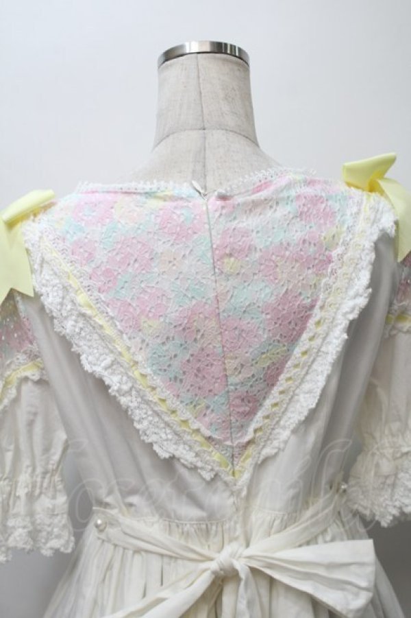 画像6: BABY,THE STARS SHINE BRIGHT / はるちゃんの花舞うEternal Gardenワンピース  オフ白(バーバリー) S-25-10-24-008-BA-OP-SZ-ZT300 (6)