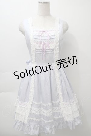 画像: BABY,THE STARS SHINE BRIGHT / レースフリルジャンパースカート  ラベンダー S-25-10-24-011-BA-OP-HR-ZS