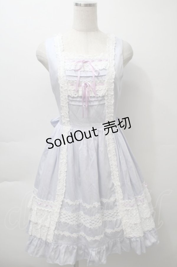 画像1: BABY,THE STARS SHINE BRIGHT / レースフリルジャンパースカート  ラベンダー S-25-10-24-011-BA-OP-HR-ZS (1)