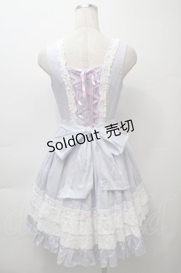 画像2: BABY,THE STARS SHINE BRIGHT / レースフリルジャンパースカート  ラベンダー S-25-10-24-011-BA-OP-HR-ZS (2)