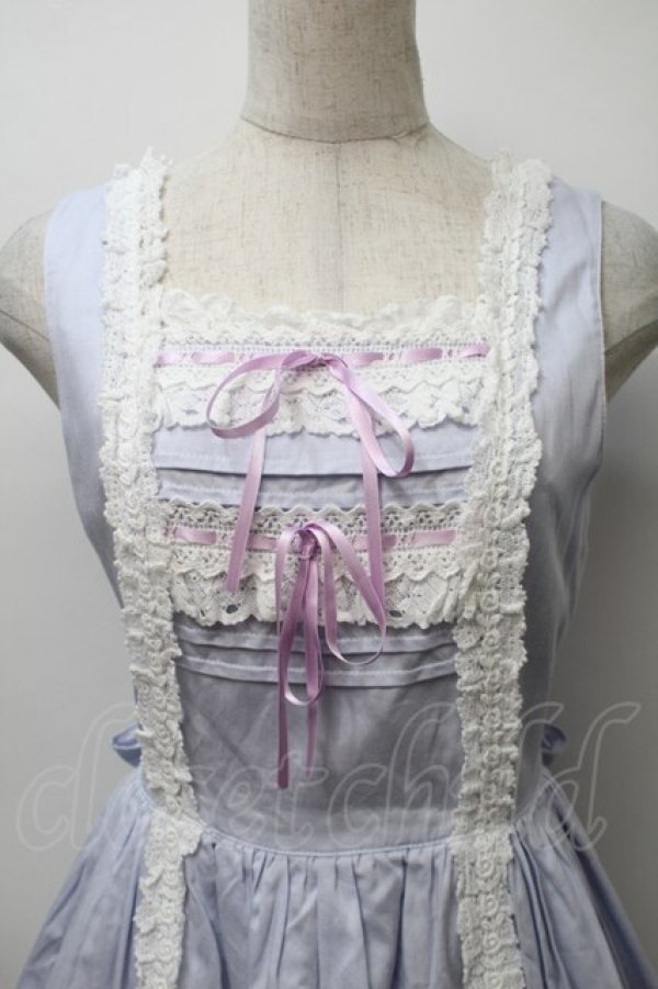 画像3: BABY,THE STARS SHINE BRIGHT / レースフリルジャンパースカート  ラベンダー S-25-10-24-011-BA-OP-HR-ZS (3)