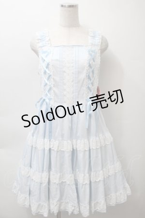 画像: BABY,THE STARS SHINE BRIGHT / ミルフィーユジャンパースカート（2022年）  サックス S-25-10-24-012-BA-OP-AS-ZS