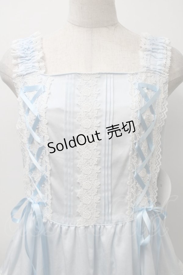 画像3: BABY,THE STARS SHINE BRIGHT / ミルフィーユジャンパースカート（2022年）  サックス S-25-10-24-012-BA-OP-AS-ZS (3)