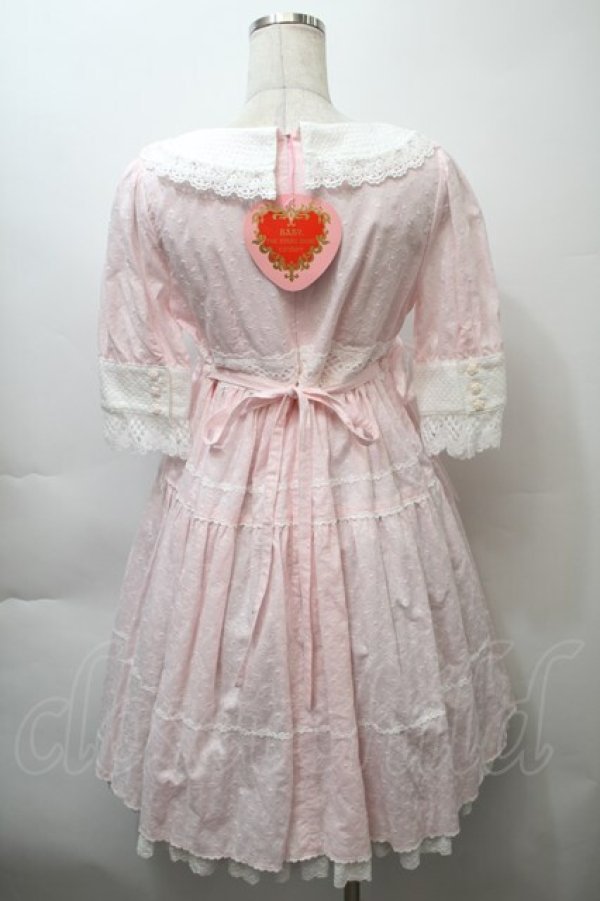 画像2: BABY,THE STARS SHINE BRIGHT / はわせティアードワンピース  ピンク S-25-10-24-002-BA-OP-AS-ZS (2)