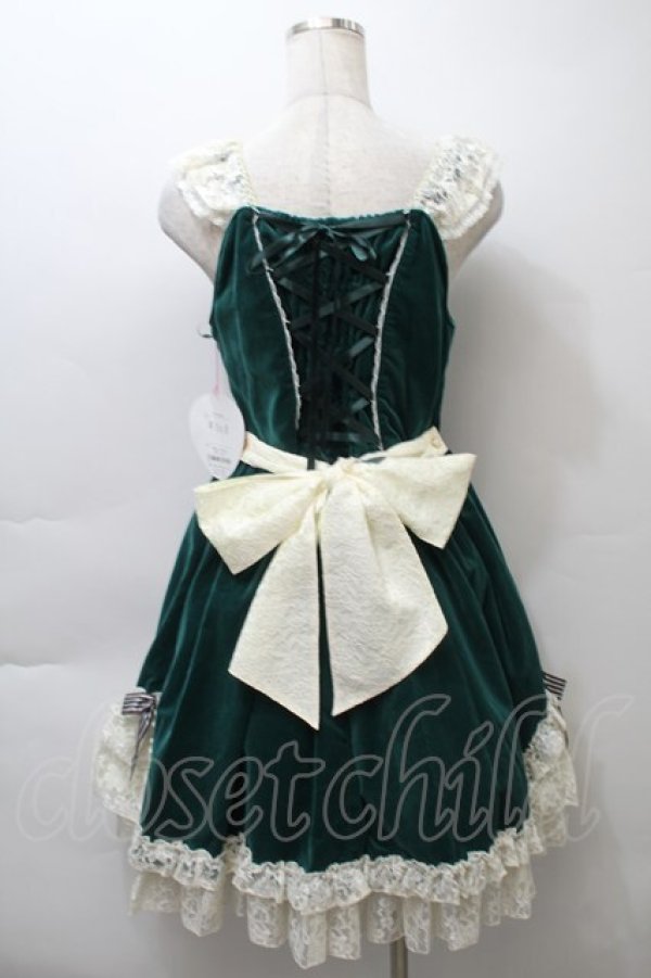 画像2: BABY,THE STARS SHINE BRIGHT / Filomenaジャンパースカート  グリーン S-25-10-24-017-BA-OP-SA-ZS (2)