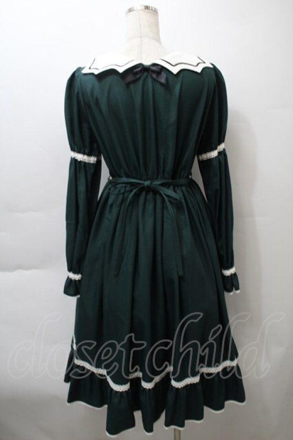 画像2: ALICE and the PIRATES / Bat Maidワンピース  グリーン S-25-10-24-018-PA-OP-AS-ZS (2)