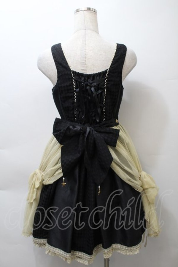 画像2: ALICE and the PIRATES / 夢か現か、記憶の中のPiste d'un cirque “Un”ジャンパースカート  黒 S-25-10-24-020-PA-OP-SZ-ZS (2)