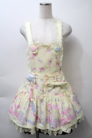 画像: Angelic Pretty / Dreamyベビールームサロペット  イエロー S-25-10-24-022-AP-OP-SZ-ZT322