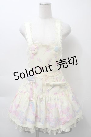 画像: Angelic Pretty / Dreamyベビールームサロペット  イエロー S-25-10-24-022-AP-OP-SZ-ZT322