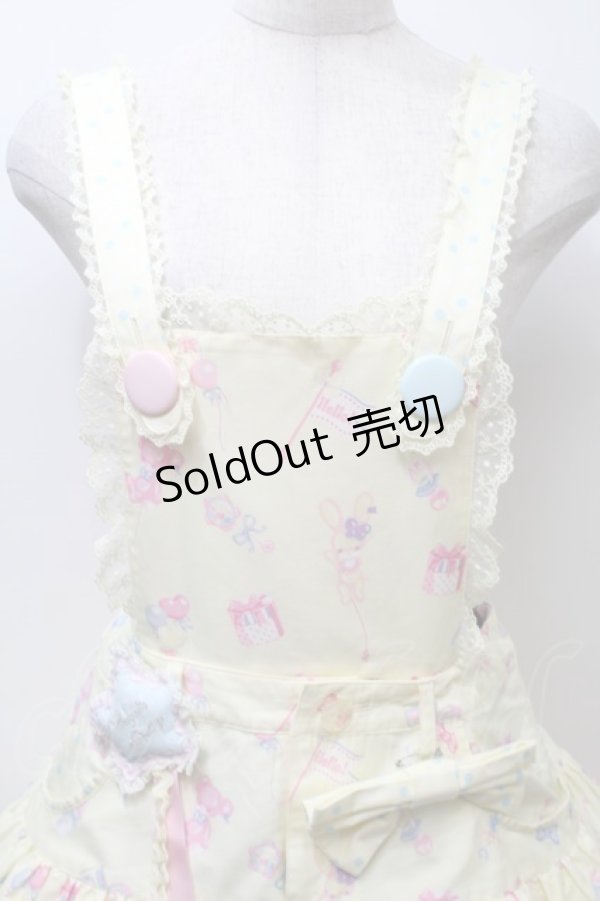 画像3: Angelic Pretty / Dreamyベビールームサロペット  イエロー S-25-10-24-022-AP-OP-SZ-ZT322 (3)