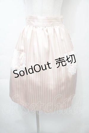 画像: MILK / プティボンボンスカート  ピンクｘ白S-25-10-26-052-ML-SK-HR-ZT587