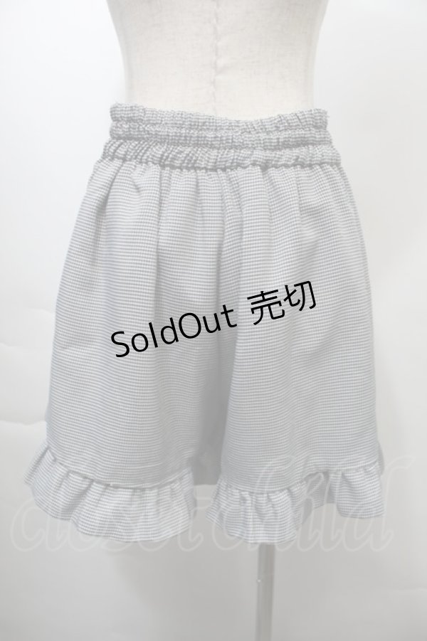 画像2: MA*RS / フリルキュロット  黒ｘ白 S-25-10-26-057-EL-PA-AS-ZS (2)
