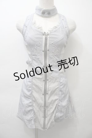 画像: Ozz Croce / 刺繍ホルタービスチェ  グレー S-25-10-26-027-OO-TO-HR-ZS