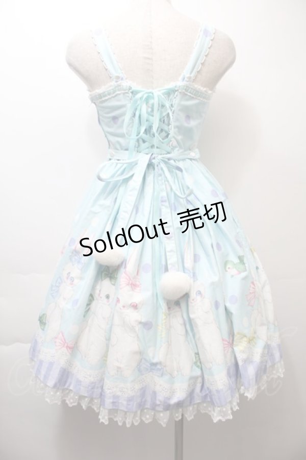 Angelic Pretty / マシュマロバニーリボンジャンパースカート サックス