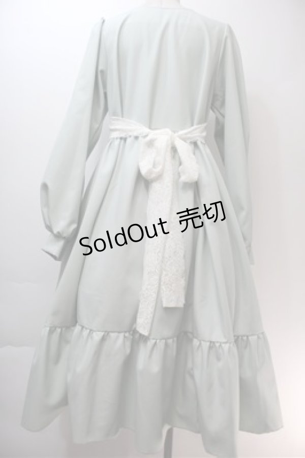 画像2: HirokoTokumine / ローズレースワンピース  ミント S-25-10-27-010-LO-OP-AS-ZS (2)