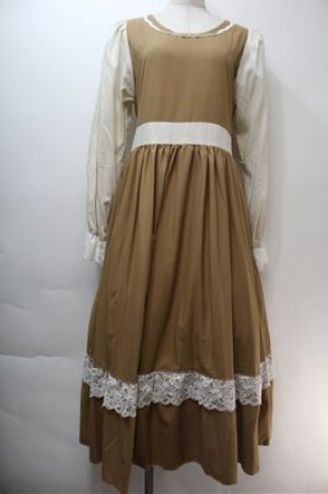 画像: HirokoTokumine / ローズレースワンピース  ベージュ S-25-10-27-017-LO-OP-AS-ZS