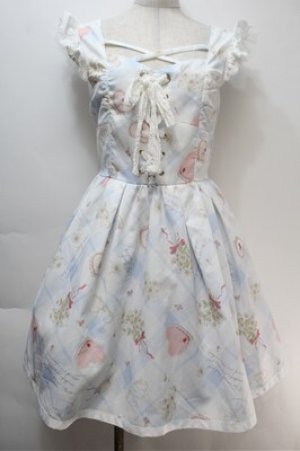 画像: LIZ LISA / アイシングクッキー柄ワンピース  サックス S-25-10-27-025-LO-OP-AS-ZS