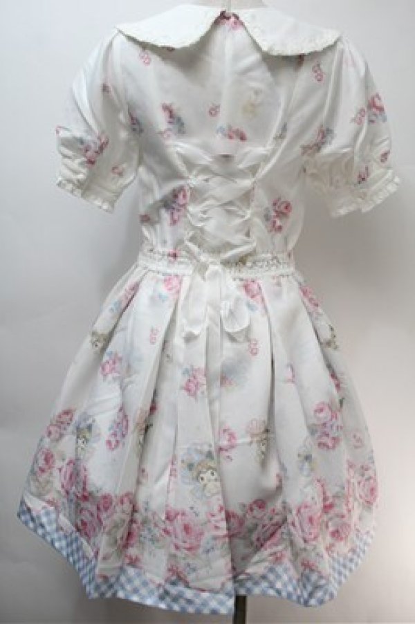 画像2: LIZ LISA / シェルローズクロミワンピース  白 S-25-10-27-033-LO-OP-AS-ZS (2)