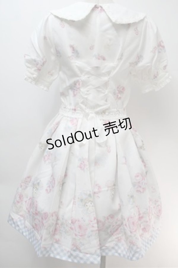 画像2: LIZ LISA / シェルローズクロミワンピース  白 S-25-10-27-033-LO-OP-AS-ZS (2)